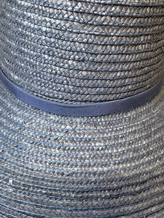 Betmar New York Blue Straw Wide Brim Sun Hat Elegant Summer Resort Hat main image 5